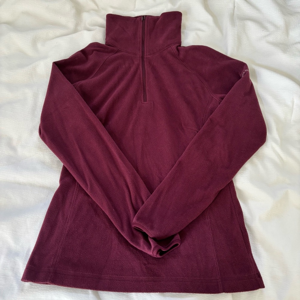 Columbia Red Quarter-Zip Pullover